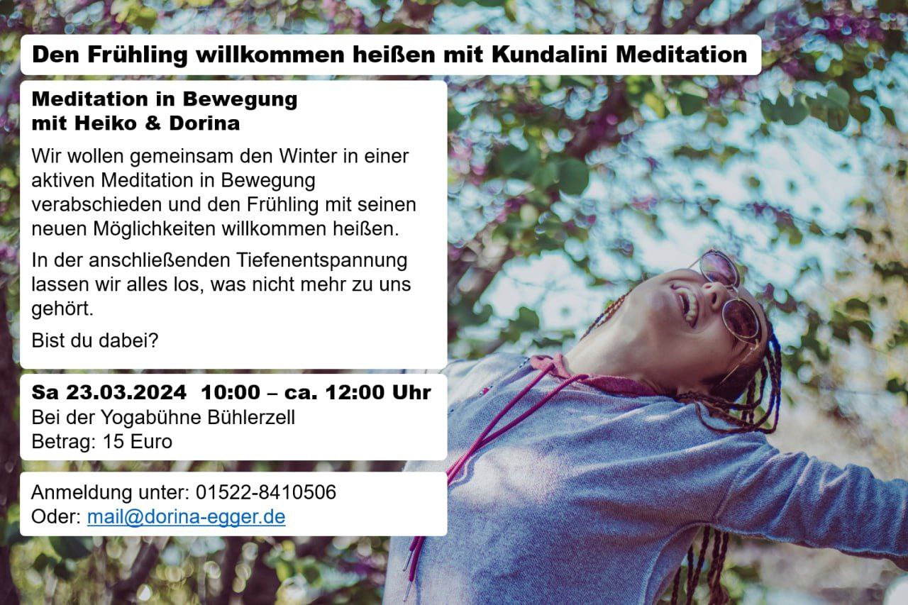 Read more about the article Den Frühling willkommen heißen mit Kundalini Meditation