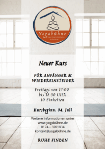 Mehr über den Artikel erfahren Neuer Kurs für Anfänger